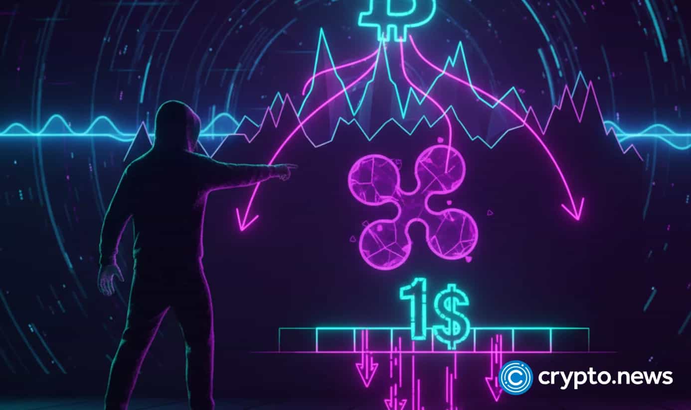 XRP price could fall below $1 if Bitcoin reaches certain level